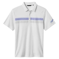 Polo tri-blend blanc Top Recruit des Dodgers de Los Angeles pour homme TravisMathew