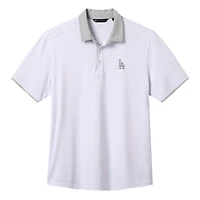 Polo homme TravisMathew blanc Los Angeles Dodgers Victory Vibes