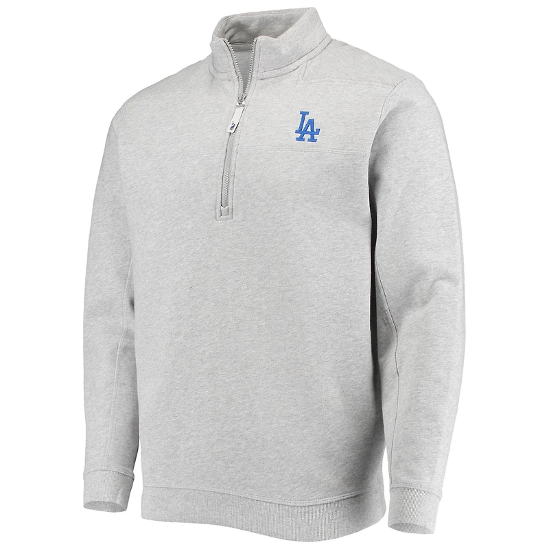 Veste à demi-glissière pour homme Vineyard Vines des Los Angeles Dodgers Shep grise