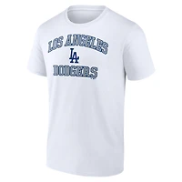 Men's  White Los Angeles Dodgers Heart & Soul T-Shirt