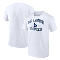 Men's  White Los Angeles Dodgers Heart & Soul T-Shirt