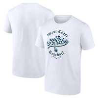 Men's  White Los Angeles Dodgers West Coast Baseball T-Shirt