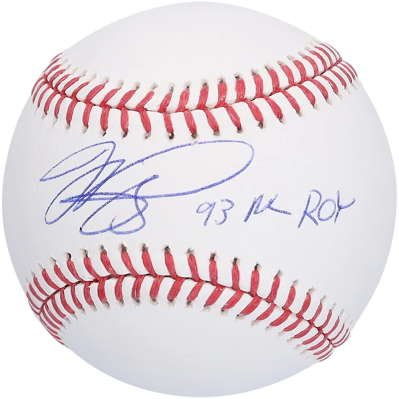 Mike Piazza Los Angeles Dodgers Autographed Baseball with "93 NL ROY" Inscription