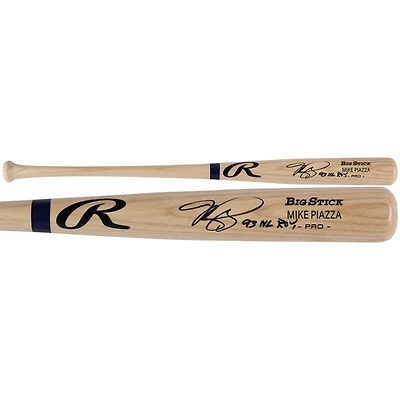 Mike Piazza Los Angeles Dodgers Autographed Rawlings Big Stick Pro Model Bat with "93 NL ROY" Inscription