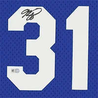Maillot d'entraînement au bâton autographié par Mike Piazza des Los Angeles Dodgers Royal Mitchell et Ness Cooperstown Collection
