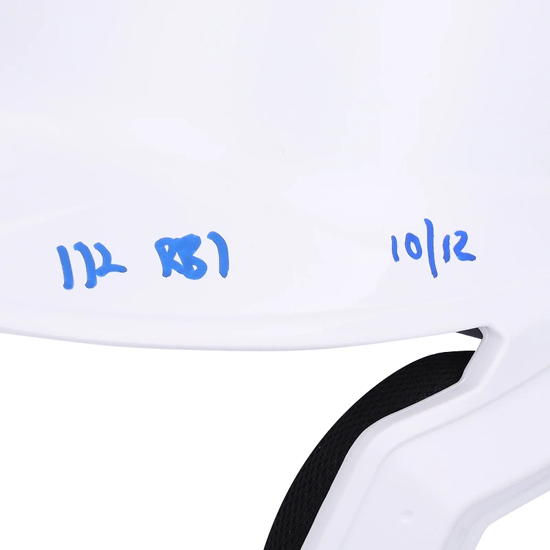 Mike Piazza Los Angeles Dodgers Autographed White Batting Helmet with Rookie of the Year Stats Inscriptions - Limited Edition of 12