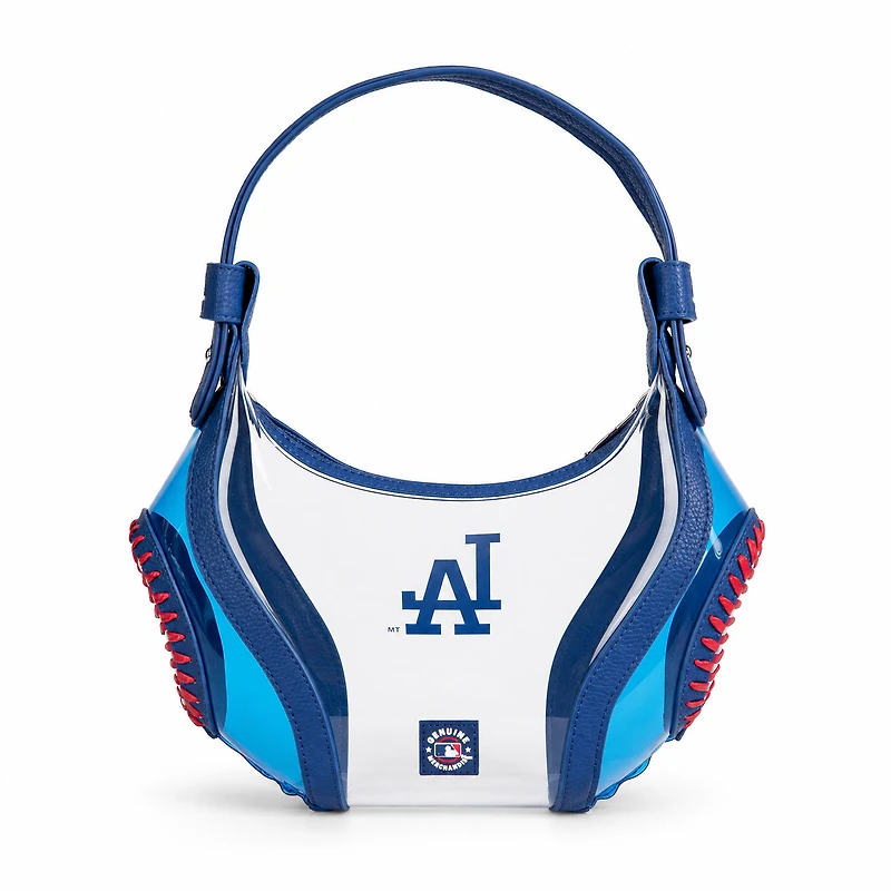 Sac bandoulière souple transparent Montana West Los Angeles Dodgers