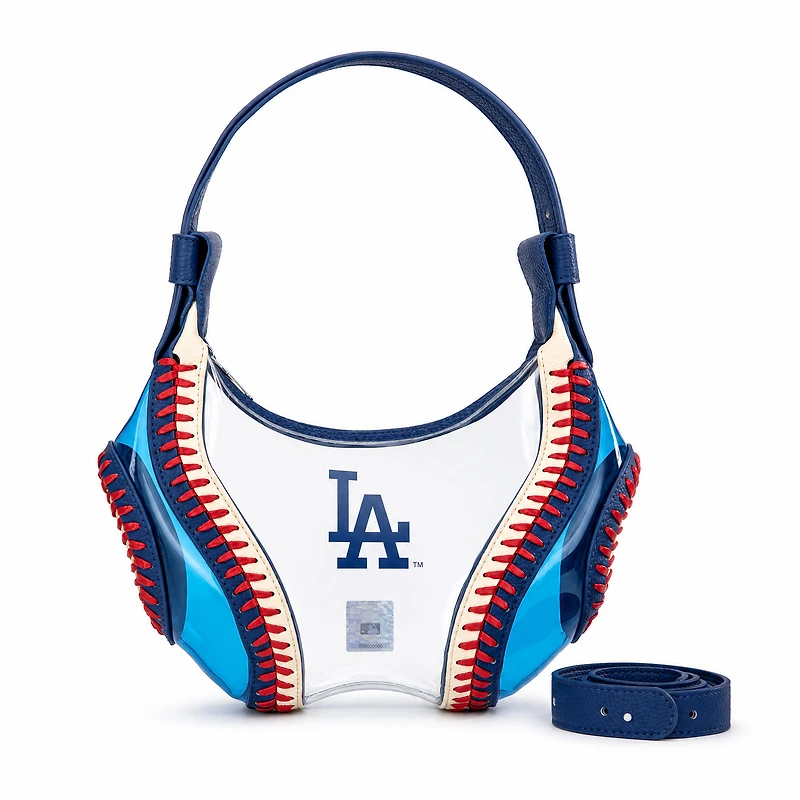 Sac bandoulière souple transparent Montana West Los Angeles Dodgers