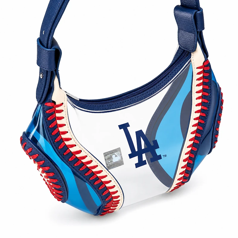 Montana West Los Angeles Dodgers Clear Slouchy Shoulder Bag