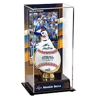 Vitrine de présentation sublimée avec image des champions de la série mondiale 2024 des Dodgers de Los Angeles de Mookie Betts