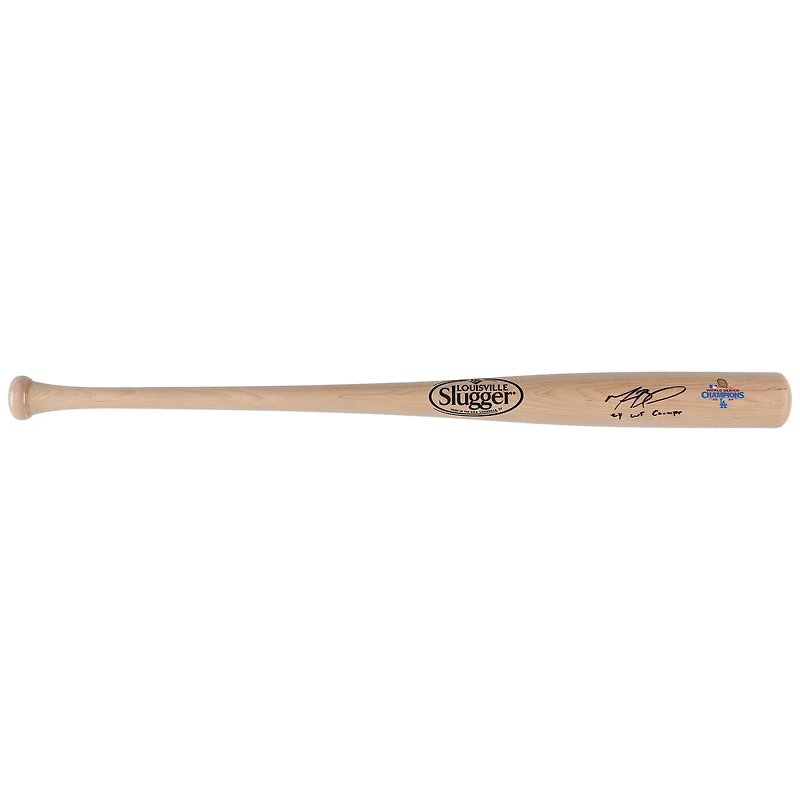 Mookie Betts Los Angeles Dodgers Autographed 2024 World Series Champions Louisville Slugger Bat with "24 WS Champs" Inscription