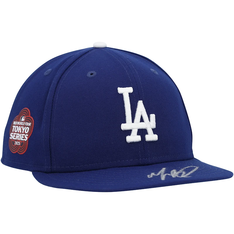 Mookie Betts Los Angeles Dodgers Autographed 2025 Tokyo Series Logo New Era Cap