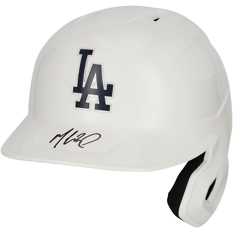 Casque de frappeur Rawlings Mach Pro autographié par Mookie Betts des Los Angeles Dodgers - Exclusivité Fanatics