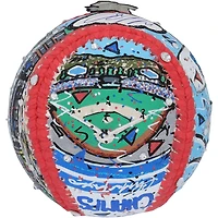 Ballon de baseball autographié par Mookie Betts des Dodgers de Los Angeles - Illustration de Charles Fazzino - LG20377133