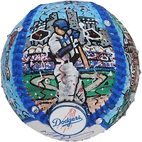 Balle de baseball dédicacée de Mookie Betts par les Dodgers de Los Angeles – Illustration de Charles Fazzino – WN55915103