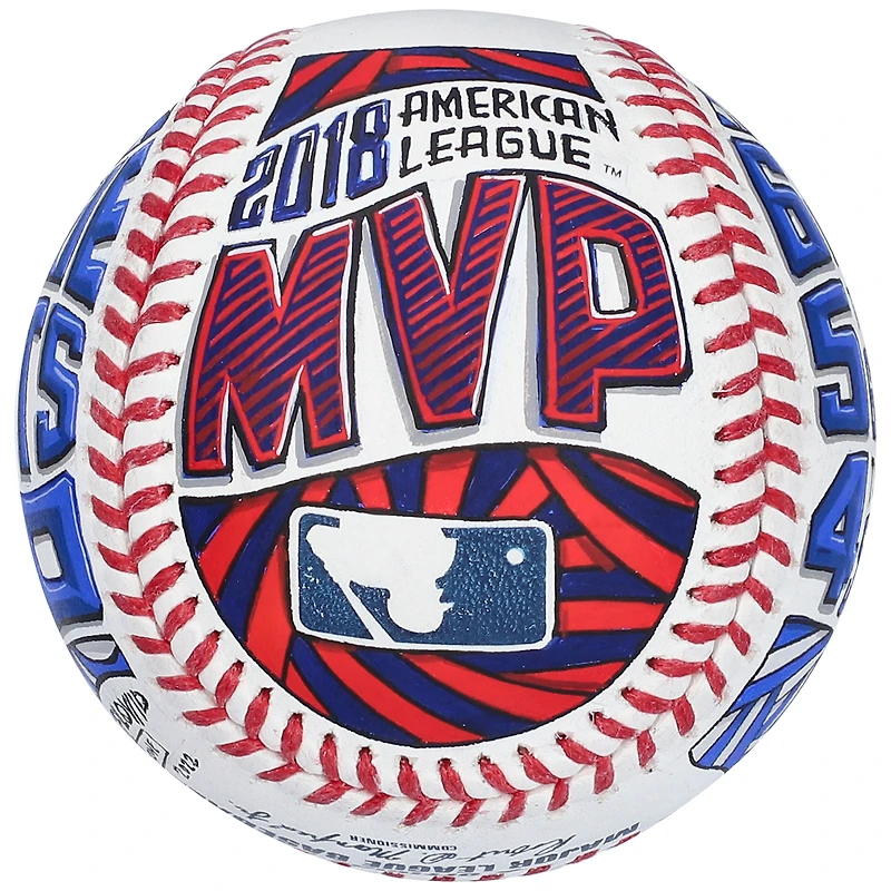 Baseball autographié par Mookie Betts des Los Angeles Dodgers - Illustration de Mike Floyd - #1 de l'édition limitée 1