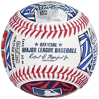 Baseball autographié par Mookie Betts des Los Angeles Dodgers - Illustration de Mike Floyd - #1 de l'édition limitée 1