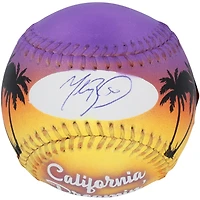 Balle de baseball autographiée par Mookie Betts des Los Angeles Dodgers - Illustration par Stadium Custom Kicks - #1 de l'édition limitée 1