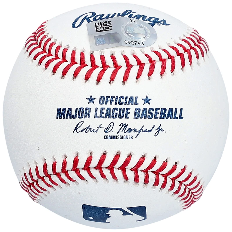 Mookie Betts Los Angeles Dodgers Autographed Baseball with "20 NL WAR Leader" Inscription