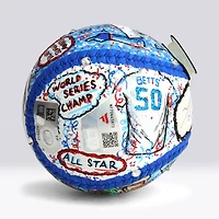 Mookie Betts Los Angeles Dodgers Autographed Baseball with Full Name Inscription - Art by Charles Fazzino - NF70445972