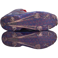 Mookie Betts Los Angeles Dodgers Autographed Game-Used Blue and Red Cleats from the 2021 MLB Season