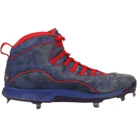 Mookie Betts, chaussures de sport Royal Jordan Brand dédicacées par les Dodgers de Los Angeles lors du match contre les Marlins de Miami le 7 juillet 2021 : 1-5, HR, RBI