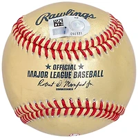 Mookie Betts Los Angeles Dodgers Autographed Gold Leather Baseball