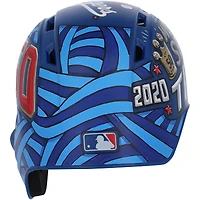 Casque miniature autographié par Mookie Betts des Los Angeles Dodgers - Illustration de Mike Floyd - Édition limitée n°1 sur 5