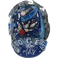 Mookie Betts Los Angeles Dodgers Autographed Rawlings Mini Batting Helmet - Art by Charles Fazzino - RG13322292