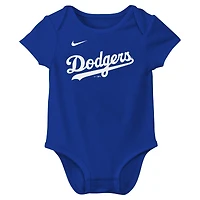 Newborn & Infant Nike Jackie Robinson Royal Los Angeles Dodgers Fuse Name Number Bodysuit