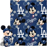 Northwest x Disney Los Angeles Dodgers Mickey Hugger Pillow & Silk Touch Throw Set