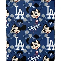 Northwest x Disney Los Angeles Dodgers Mickey Hugger Pillow & Silk Touch Throw Set