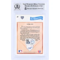 Carte de recrue Pedro Martinez des Dodgers de Los Angeles, autographiée, édition finale Upper Deck 1991, numéro 2F, authentifiée Beckett Fanatics Witnessed, 9/10