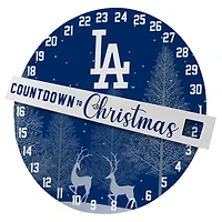Pegasus Los Angeles Dodgers Compte à rebours jusqu'au panneau mural de Noël
