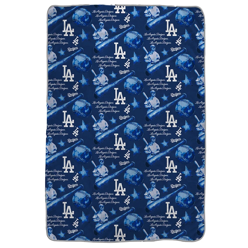 Pegasus  Los Angeles Dodgers Tonal Slugger Ultra Cozy Oversized Blanket