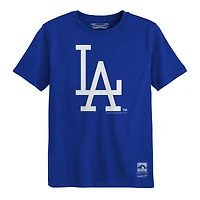 T-shirt Mitchell & Ness Royal Los Angeles Dodgers à logo rétro pour enfants d'âge préscolaire