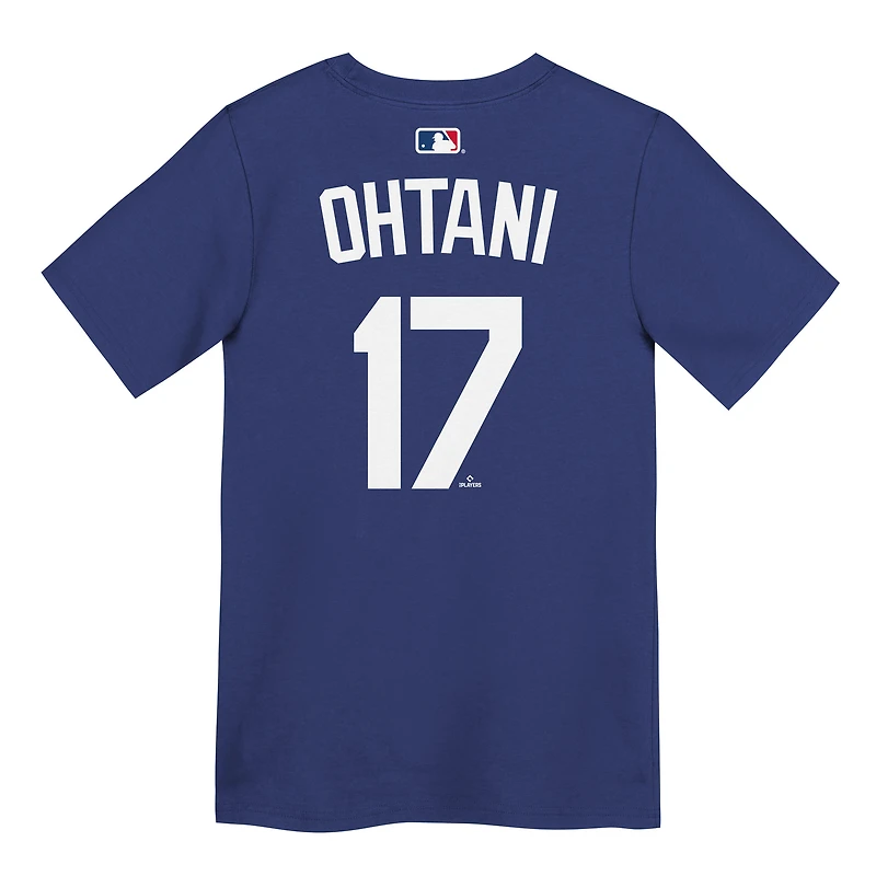 Preschool Nike Shohei Ohtani Royal Los Angeles Dodgers Name & Number T-Shirt