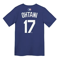 Preschool Nike Shohei Ohtani Royal Los Angeles Dodgers Name & Number T-Shirt