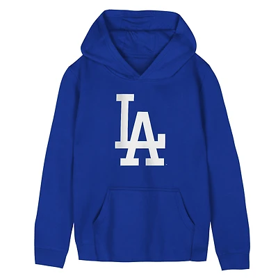 Preschool Outerstuff  Royal Los Angeles Dodgers Primary Logo Fleece Hoodie