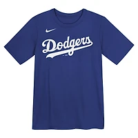 Preschool Yoshinobu Yamamoto Rush Blue Los Angeles Dodgers Name & Number T-Shirt