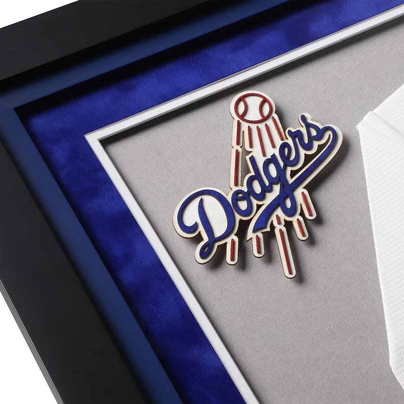 Rōki Sasaki Los Angeles Dodgers Autographed Deluxe Framed Nike White Replica Jersey