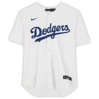 Maillot Nike blanc autographié par Rōki Sasaki des Dodgers de Los Angeles