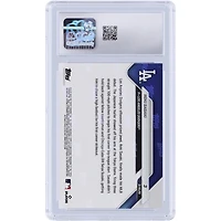 Roki Sasaki Los Angeles Dodgers 2025 Topps Now Les débuts attendus en MLB arrivent dans le pays d'origine #3 CGC Carte recrue authentifiée 9.5