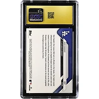 Carte de recrue Roki Sasaki des Dodgers de Los Angeles 2025 Topps Now, première victoire en MLB, n° 137, authentifiée CGC, état PRISTINE 10.