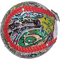 Sandy Koufax Los Angeles Dodgers Autographed Baseball with Art by Charles Fazzino & "4 No Hitters" Inscription - RG13340211