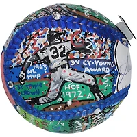 Sandy Koufax Los Angeles Dodgers Autographed Baseball with Art by Charles Fazzino - RG13340212