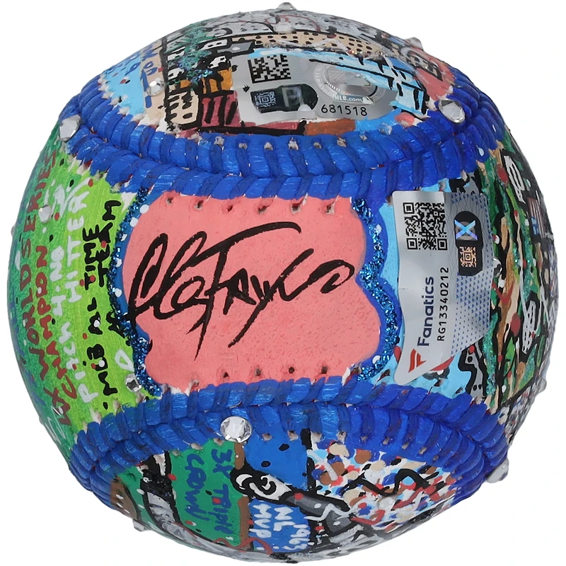 Sandy Koufax Los Angeles Dodgers Autographed Baseball with Art by Charles Fazzino - RG13340212
