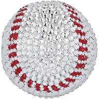 Balle de baseball en cristal Swarovski autographiée par Sandy Koufax des Dodgers de Los Angeles – Illustration par Rock On Sports