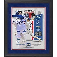 Shohei Ohtani Los Angeles Dodgers 2024 National League MVP Framed 16" x 20" Collage with Game-Used Baseball from the 2024 Season