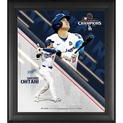 Shohei Ohtani Los Angeles Dodgers 2024 World Series Champions Framed 15" x 17" Collage